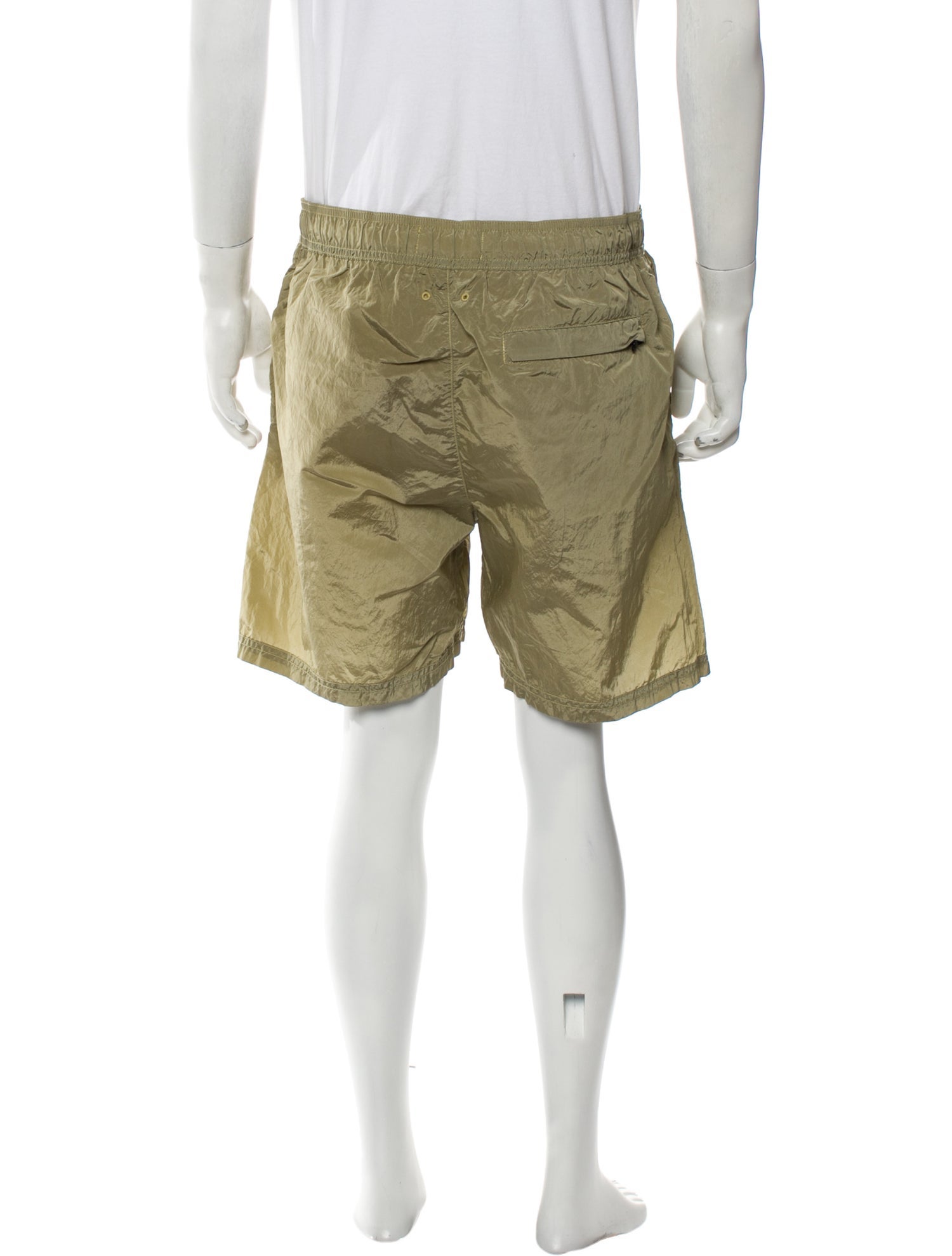 Stone Island Embroidered Accent Swim Trunks
